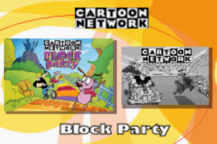 2 Games in 1 Cartoon Network Block Party + Cartoon Network Speedway - 게임보이 어드밴스 / 유럽판 (E) 롬파일 받기