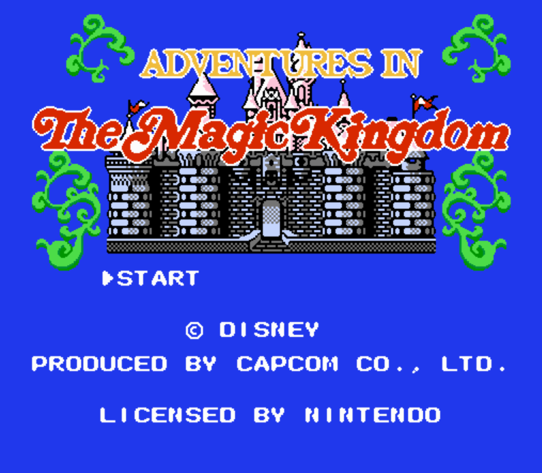 NES ROMS - Adventures in the Magic Kingdom (EUROPE / 유럽판 롬파일 다운로드)