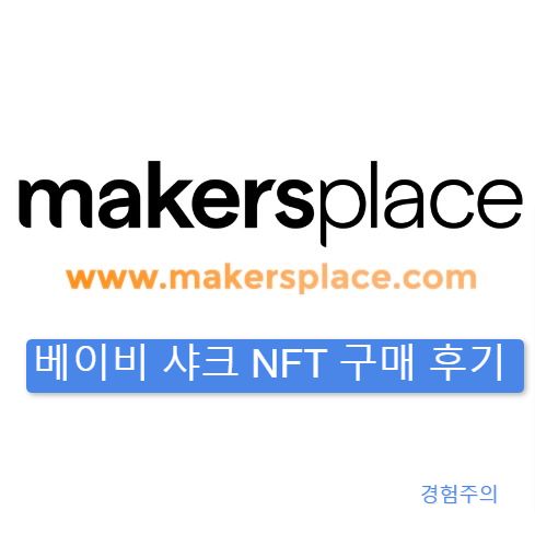 베이비 샤크 아기 상어 NFT 구매 리얼 후기 purchase  baby shark in makersplace 메이커스플레이스