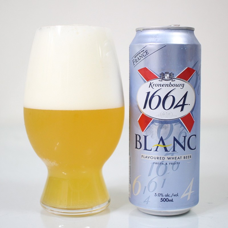 [맥주리뷰] 크로낭부르 1664 블랑(Kronenbourg 1664 Blanc) - 5.0%