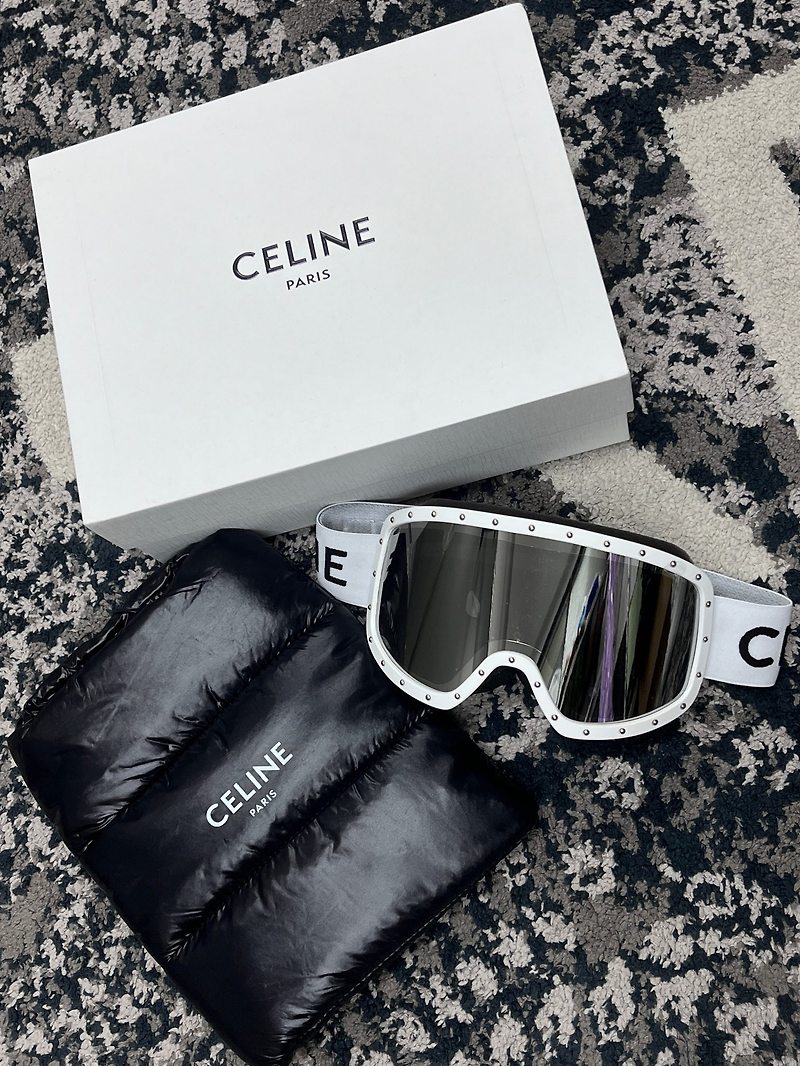 셀린느 CELINE 스키 마스크 안경 선글라스 4S196CMBP.01WW - 스키장에서 눈부심을 완벽히 차단하세요!