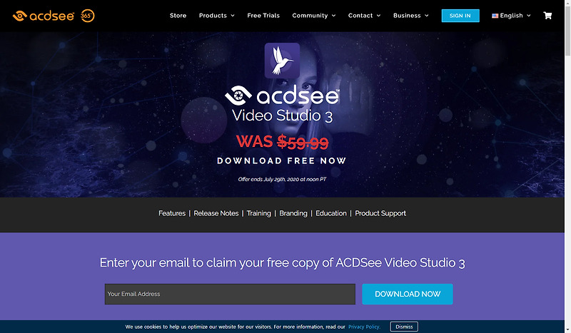 동영상 편집 프로그램 ACDSee Video Studio 3 무료 다운로드 (기간 한정)