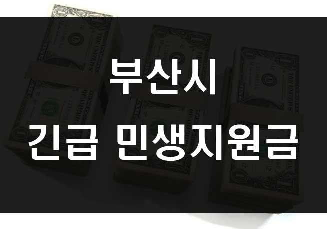 부산 코로나 지원 긴급 민생지원금 소상공인 100만원 지급