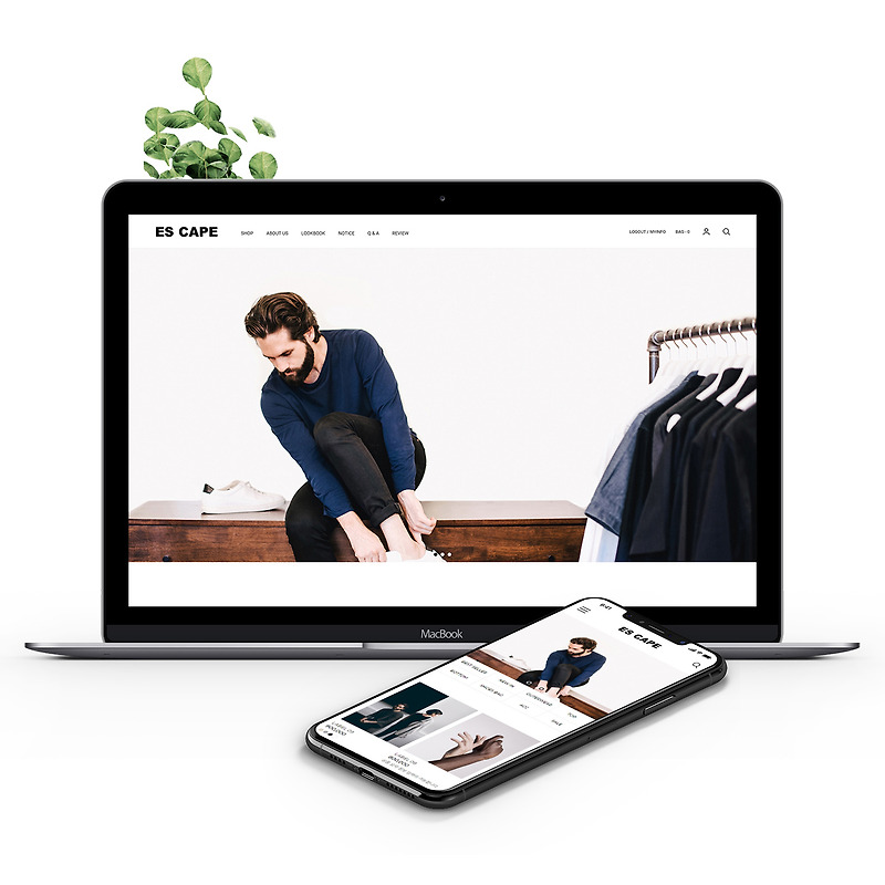 [디자인라벨] 웹디자인 쇼핑몰제작 홈페이지만들기 웹사이트만들기 카페24 라벨 21번 디자인