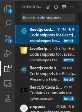 [VScode] React 코드 템플릿 자동 완성 플러그인 @ Reactjs code snippets @