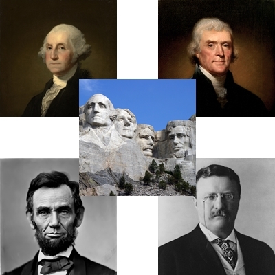 러시모어 조각상 - 미국 대통령들은 조각상 스케일도 남다르다?