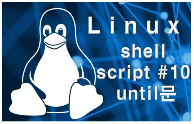 [shell script] 쉘 스크립트 기초 #10 - 제어문 until문 설명 및 예제
