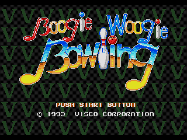 Boogie Woogie Bowling (메가 드라이브 / MD) 게임 롬파일 다운로드