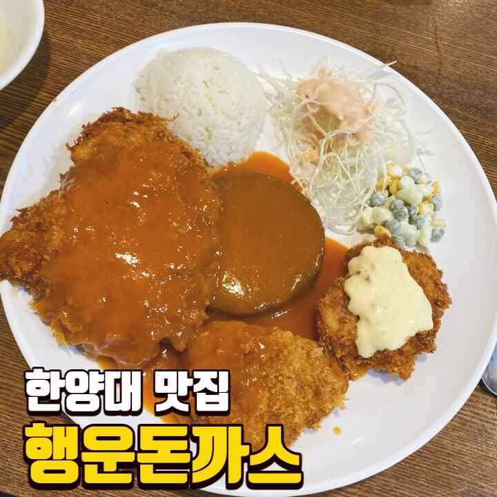 [왕십리 맛집] 행운돈가스 / 한양대 대학생 추천 추억의 경양식돈가스 솔직후기