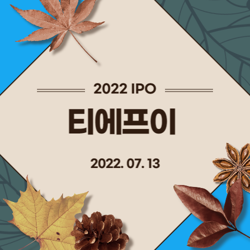 [2022년 IPO 예비심사기업] 티에프이(TFE Co., Ltd.)