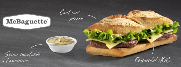 프랑스에서만 한정 판매인 맥도날드의''바케트버거''는 무엇?