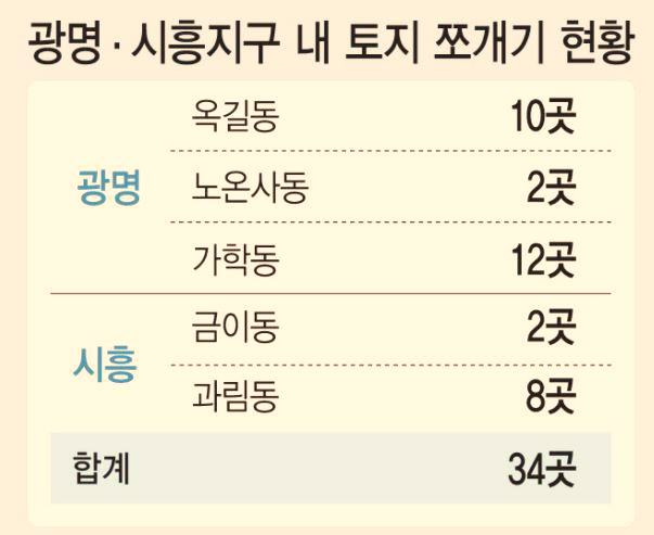 광명과 시흥은 '투기의 온상' 이었다 [한 필지에 92명 공동소유]