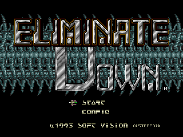Eliminate Down (메가 드라이브 / MD) 게임 롬파일 다운로드