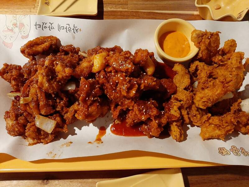 성북구 안암역 고대 맛집 노랑통닭, 순살3종 치킨