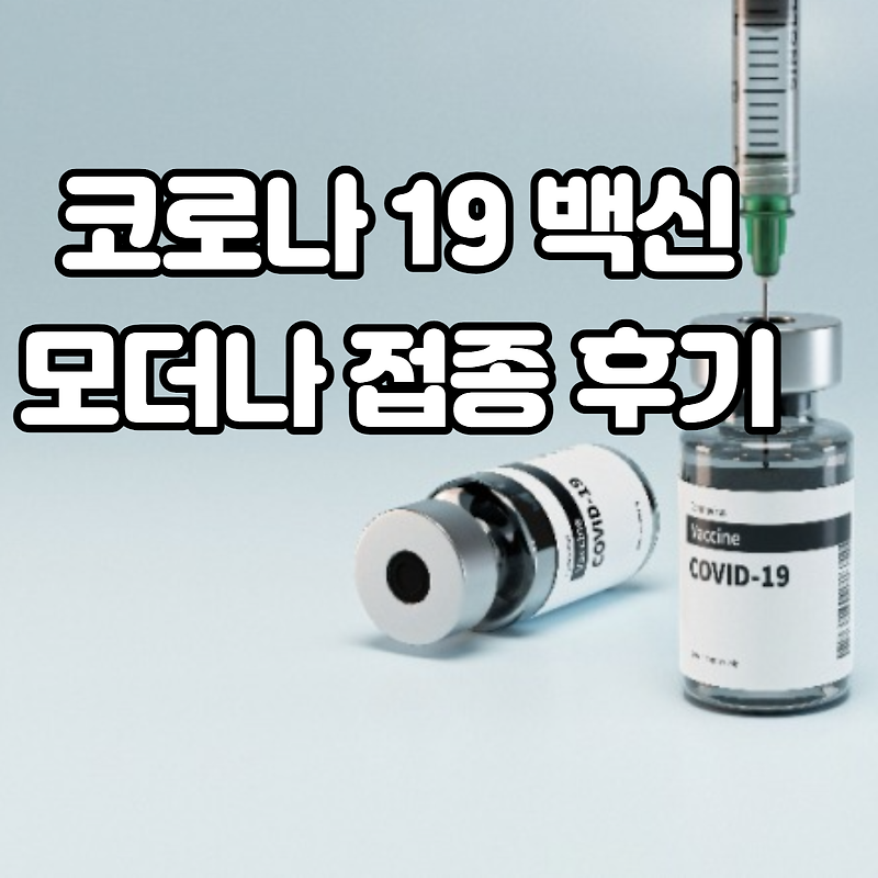 코로나 19 백신 모더나 접종 후기 - 입술포진
