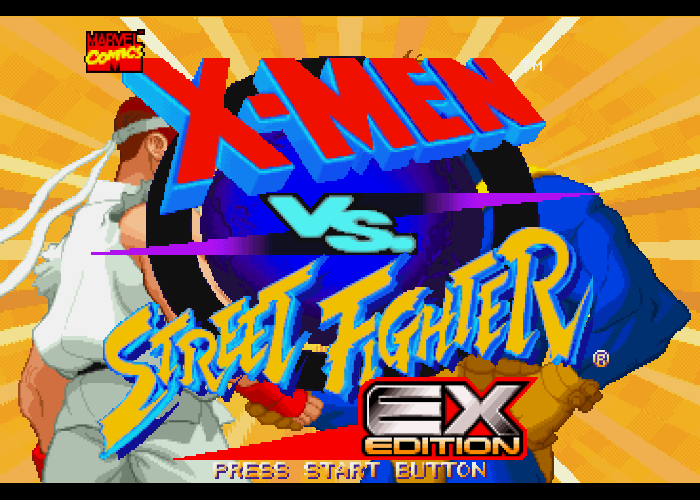 캡콤 / 대전격투 - 엑스맨 VS. 스트리트 파이터 EX 에디션 エックスメンバーサスストリートファイターイーエックスエディション - X-Men vs. Street Fighter EX Edition (PS1 - iso 다운로드)