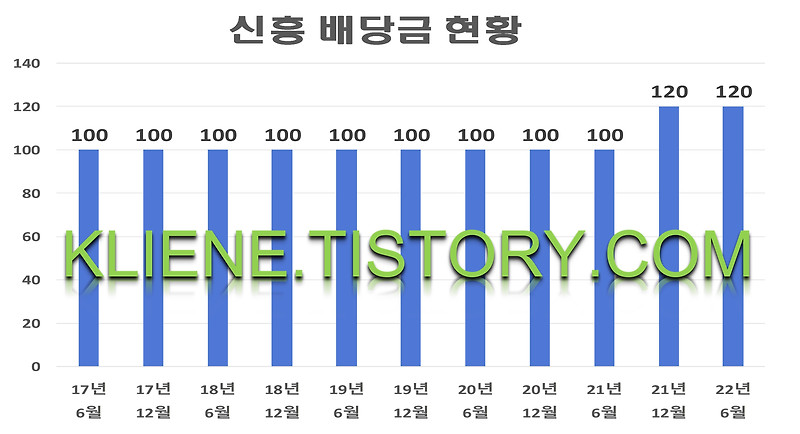 신흥 배당금(2022년 배당금)