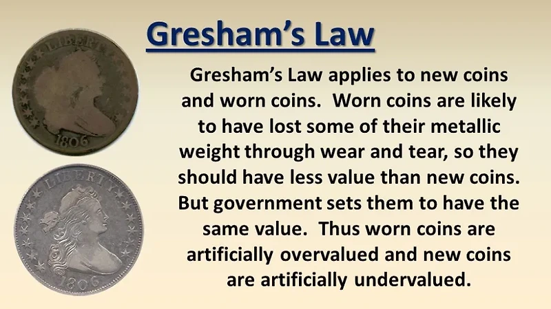 [경제 용어 반짝 상식_기초] 2. 그레셤의 법칙(Gresham's law)