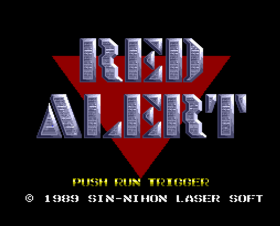 (레이저 소프트) 레드 얼럿 - レッド・アラート Red Alert (PC 엔진 CD ピーシーエンジンCD PC Engine CD - iso 파일 다운로드)