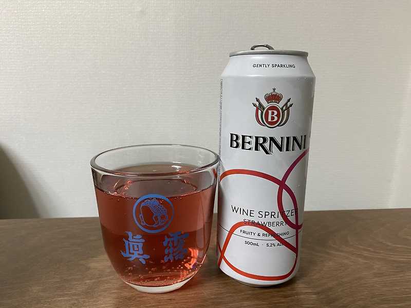 버니니 스프리처 스트로베리 스파클링 스페인 와인 스프리처 후기 (Bernini - Wine Spritzer Strawberry)