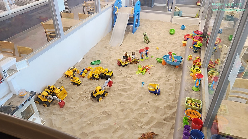 [의정부 키즈카페] 모래놀이를 좋아하는 아이들을 위한 실내 모래놀이터