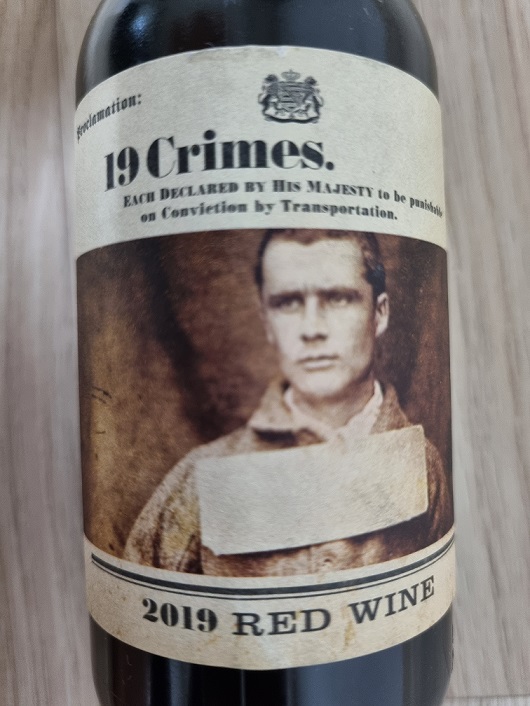 19 Crimes 2019 Red Wine(19 크라임스 레드 와인) 와인 정보