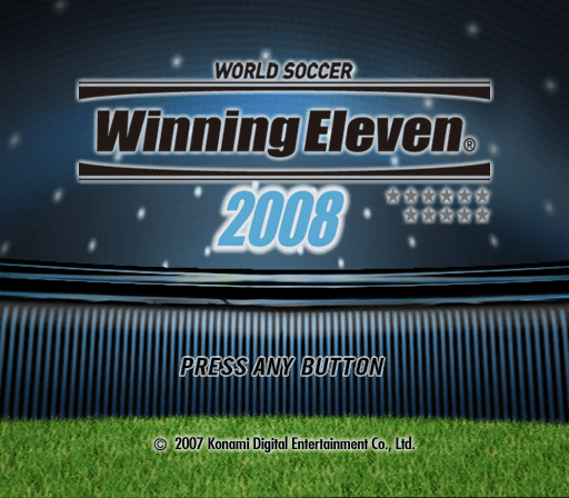 코나미 / 스포츠 - 월드사커 위닝일레븐 2008 ワールドサッカー ウイニングイレブン 2008 - World Soccer Winning Eleven 2008 (PS2 - iso 다운로드)