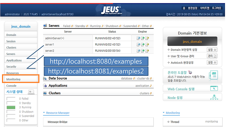 JEUS7의 Web session과 JVM 모니터링