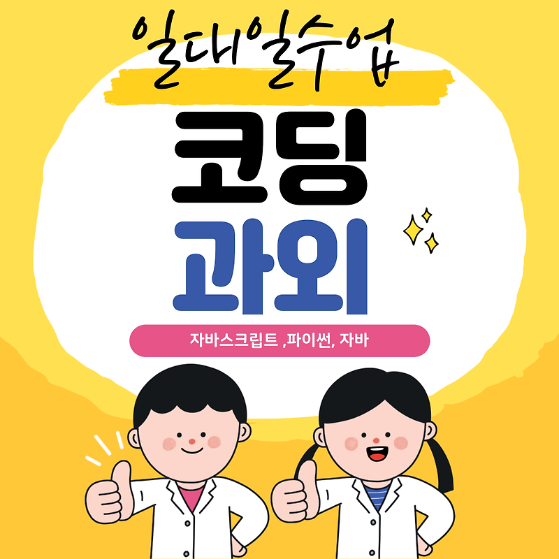 서울 강동구 초등학생 코딩 배우기 중학생 자바스크립트 파이썬 코딩학원 과외