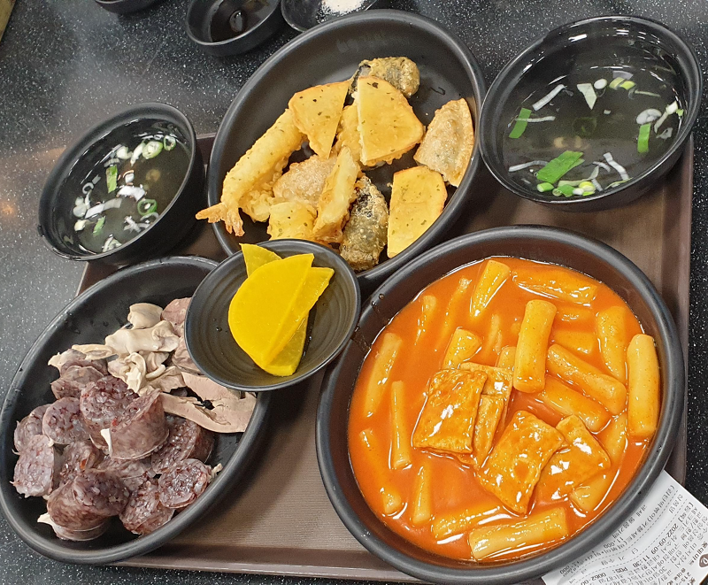 [가락] 감탄떡복이 - 커플세트(떡볶이, 찰순대, 바삭튀김), 부산어묵