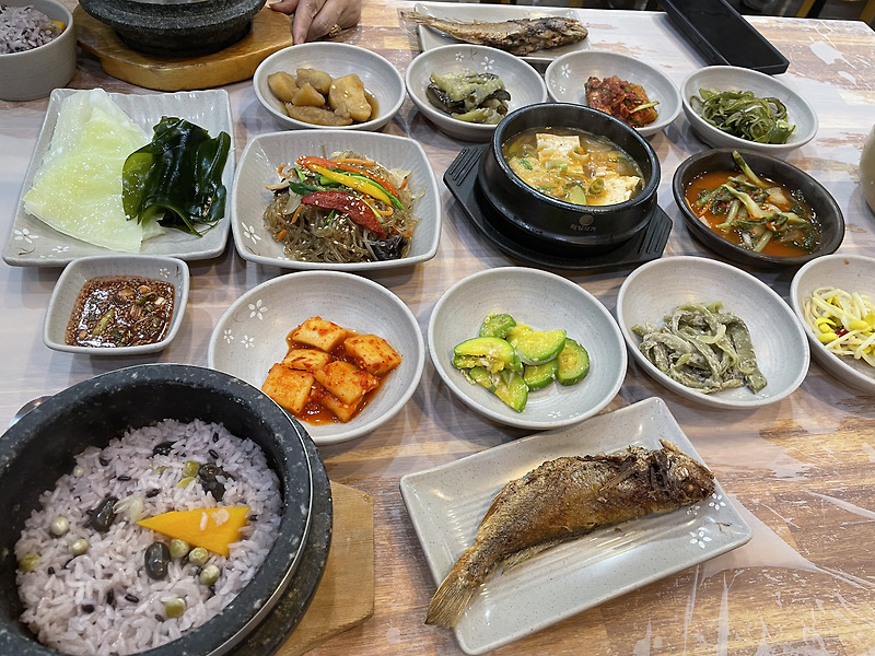 금정구 범어사맛집 청룡동 신의밥상 영양돌솥밥 정식 대박쓰