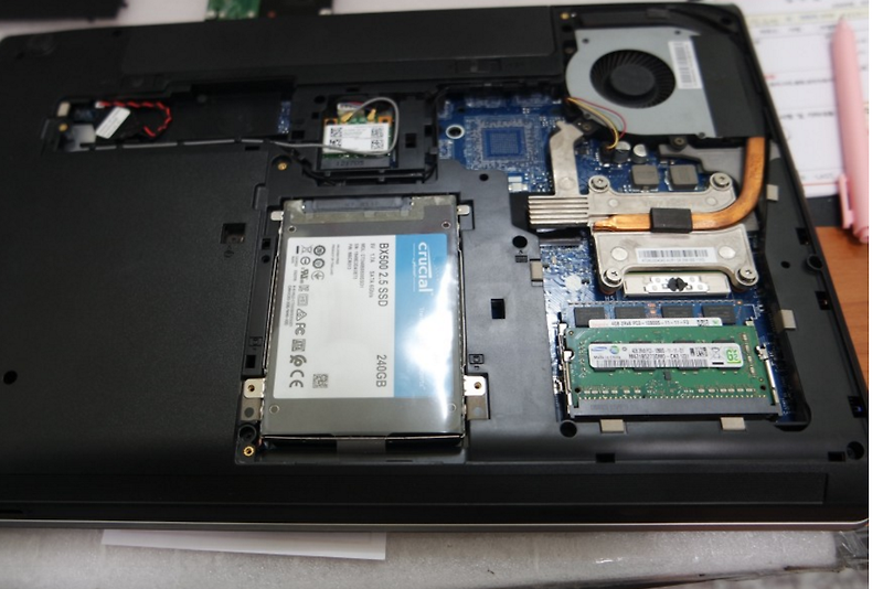 동탄 레노버 노트북 SSD 장착