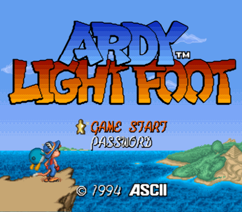 SNES ROMS - Ardy Lightfoot (EUROPE / 유럽판 롬파일 다운로드)