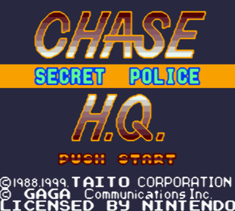 (GBC / USA) Chase H.Q. Secret Police - 게임보이 컬러 북미판 게임 롬파일 다운로드