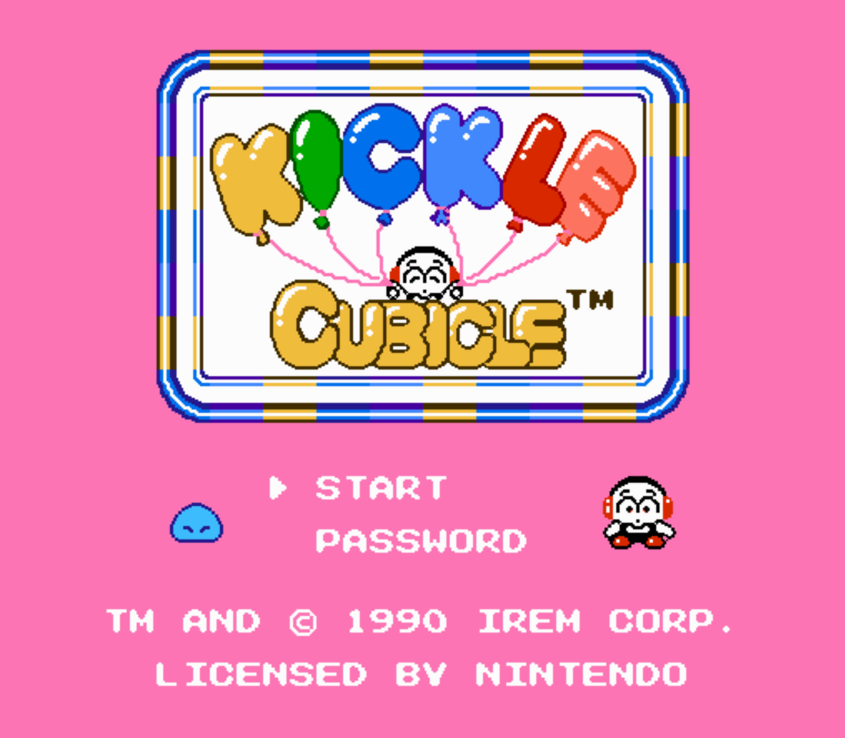 NES ROMS - Kickle Cubicle (EUROPE / 유럽판 롬파일 다운로드)