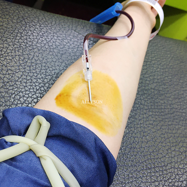 헌혈의집 대신에 근처 헌혈버스에서 전혈 하기