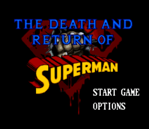 SNES ROMS - The Death and Return of Superman (EUROPE / 유럽판 롬파일 다운로드)
