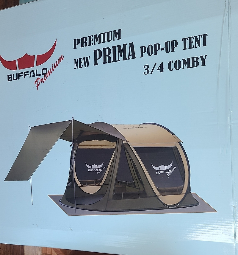 버팔로 원터치 텐트 3~4인용 구매 및 사용 후기 (광고X쿠팡파트너스X)