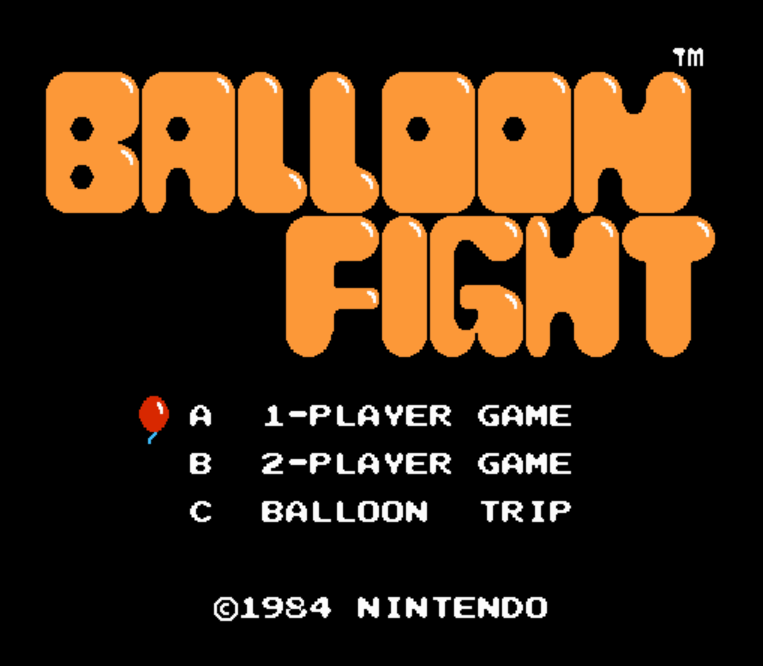 NES ROMS - Balloon Fight (EUROPE / 유럽판 롬파일 다운로드)