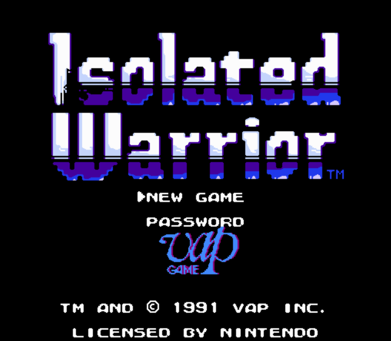 NES ROMS - Isolated Warrior (EUROPE / 유럽판 롬파일 다운로드)