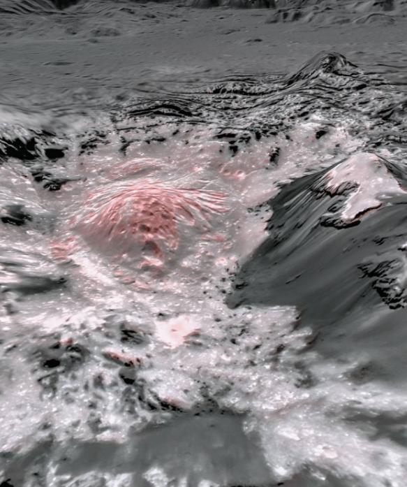 소행성 '세레스' 땅 속엔 거대한 소금 호수가 발견되었다.