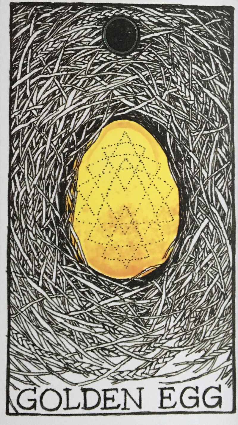 [오라클카드배우기/와일드언노운애니멀스피릿]The Wild Unknown Animal Spirit Golden Egg 황금알 해석 및 의미