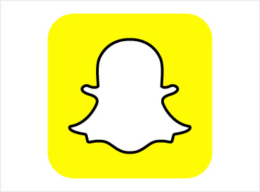 스냅챗(Snapchat) 로고 AI 파일(일러스트레이터)