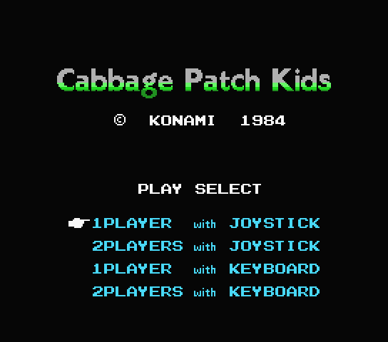 Cabbage Patch Kids - MSX (재믹스) 게임 롬파일 다운로드