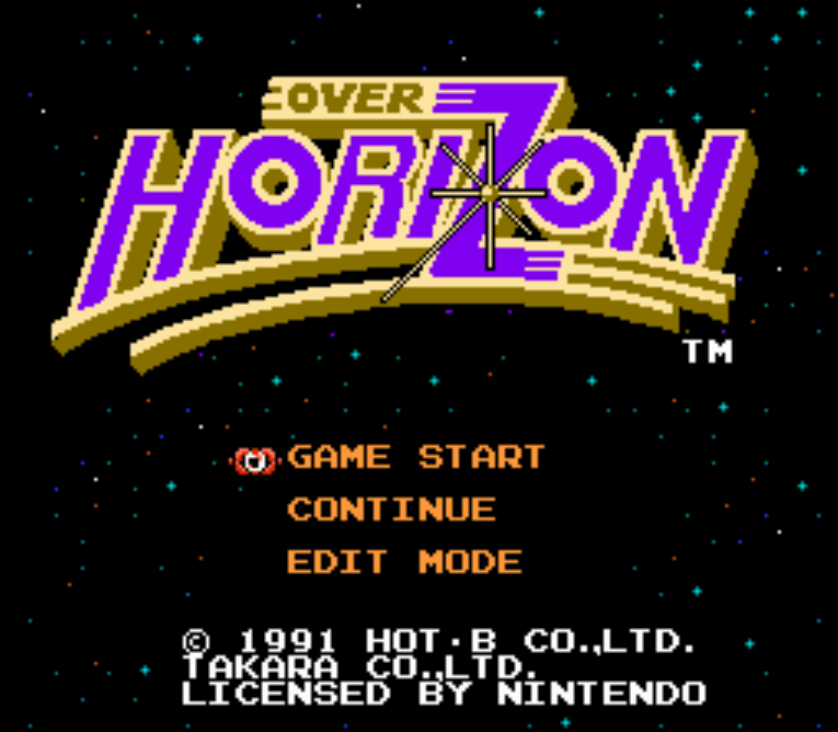 NES ROMS - Over Horizon (EUROPE / 유럽판 롬파일 다운로드)