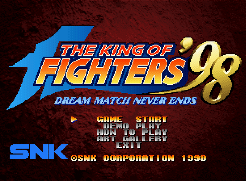 더 킹 오브 파이터즈 '98 드림 매치 네버 엔즈 - ザ・キング・オブ・ファイターズ'98ドリームマッチネバーエンズ The King of Fighters '98 Dream Match Never Ends (네오지오 CD ネオジオCD Neo Geo CD)