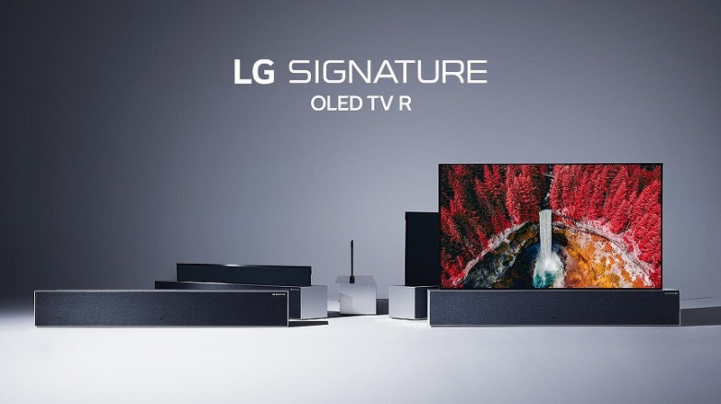 LG전자 세계 최초 롤러블 TV  출시 가격은 약 1억원