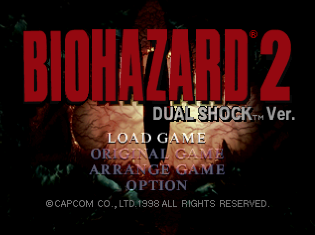 캡콤 / 서바이벌 호러 - 바이오하자드 2 듀얼쇼크 Ver. バイオハザード2 デュアルショックバージョン - BioHazard 2 Dual Shock Ver. (PS1 - iso 다운로드)