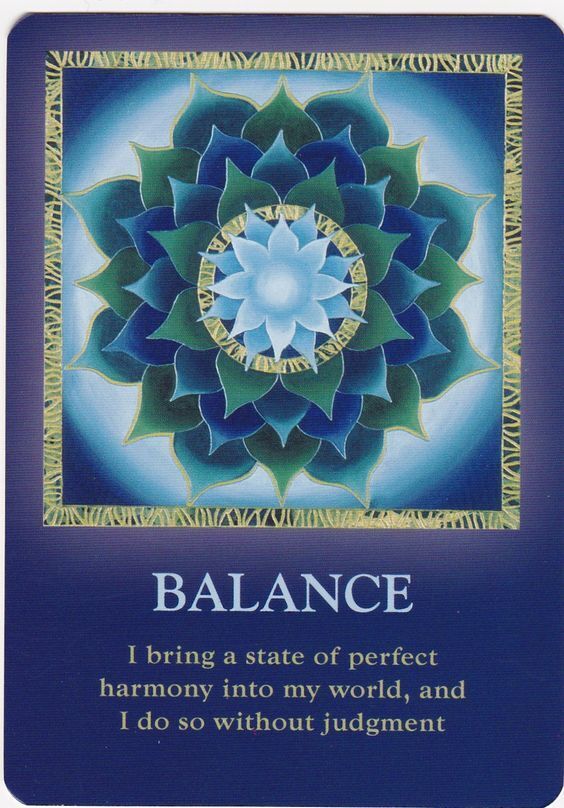 [오라클카드배우기]]The Soul's Journey Lesson Cards Balance 균형 해석 및 의미