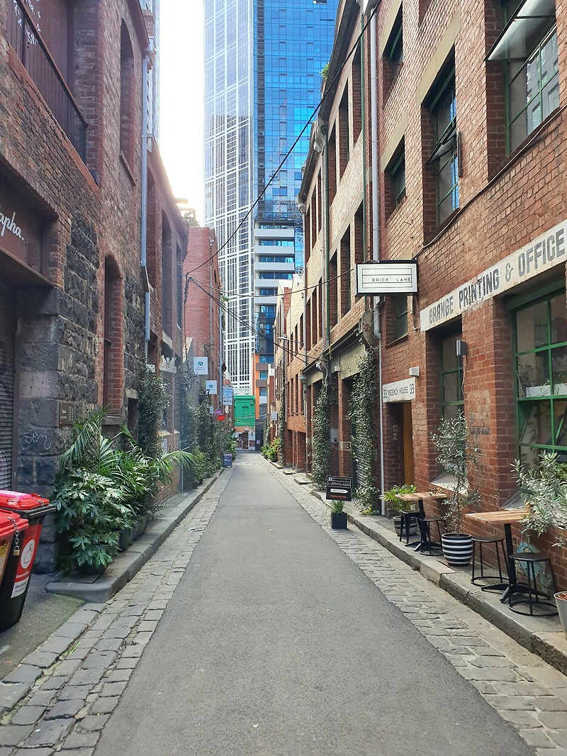 멜버른 골목에 숨어있는 브런치 카페  Brick Lane Melbourne